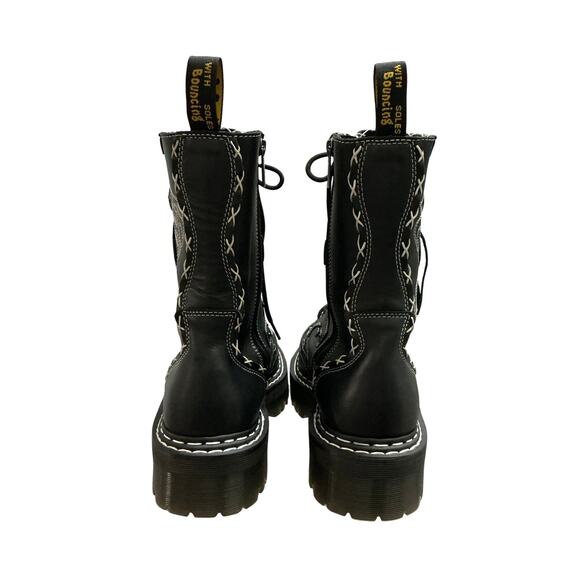 Dr. Martens Jadon Hi Boot Gothic Americana Leather Platforms Black Men’s Size 14